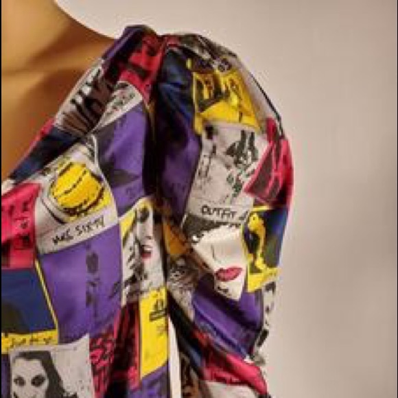 ⭐️HP⭐️POP ART MISS SIXTY STRETCHY MINI DRESS - Picture 3 of 11